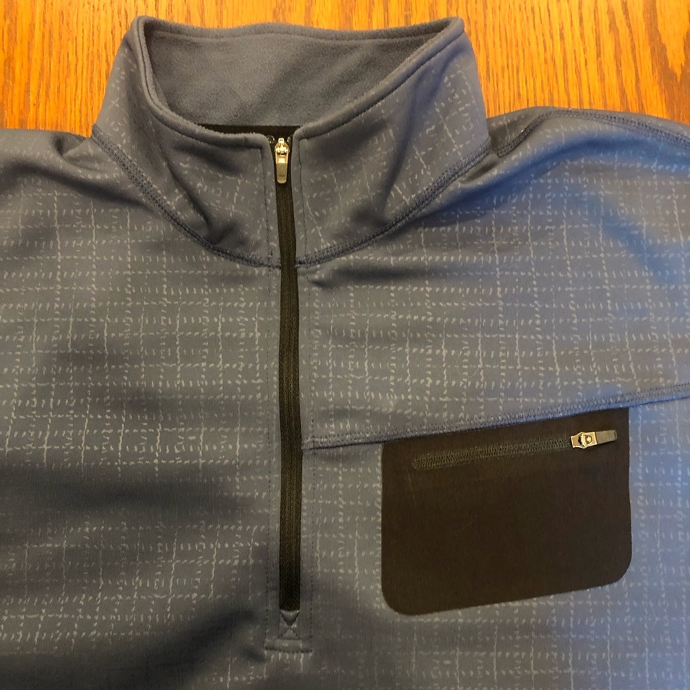 prAna Men’s 1/2 zip Pullover Sweater Blue Size XL - Picture 6 of 12